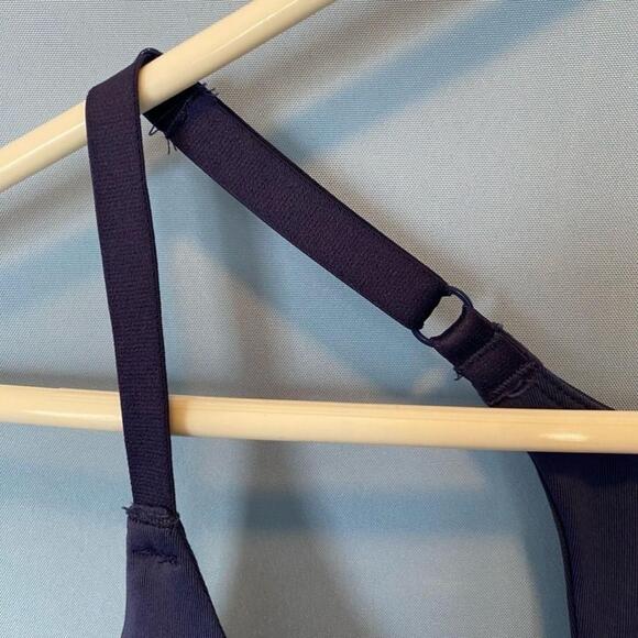 Fabletics Navy Blue Racer Back Tank Top Size XL Athletic Workout Tennis 2 Ball P - Picture 5 of 9